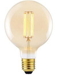 Resim Sylvania E27 7W - 55W G125 Rustik Led 2500K - Filamentli Led Ampul Sarı 
