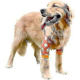 Resim Orta Ve Büyük Köpekler İçin Aşınmaya Karşı Dayanıklı Köpek Dirsek Koruyucu Dizlik 3xl Kırmızı 