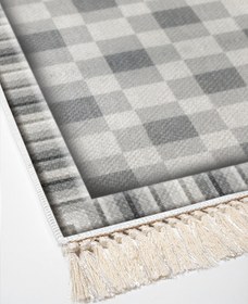 Resim Alanur Home Eko Trend Djt Yıkanabilir Kaymaz Taban 3 Lü Yatak Odası Takımı 1913 Modern Gri 