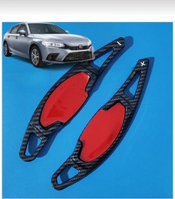 Resim Honda Civic 2021-2025 Fe1 Uyumlu Karbon F1 Kulakçık Paddle Shift 