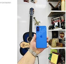 Resim Apple iPhone 16 Plus İkinci El YD | 128 GB | Mavi 