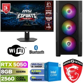 Resim MSI MSİ-ŞAFAK GAMİNG DDR5-27"180HZ 1 MS-RTX 5050 8GB -İ5 14400F-32GB DDR5 RAM-1 TB M.2 SSD-WİNDOWS11 