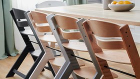 Resim Enock 3'ü 1 Arada Ahşap Mama ve Çocuk Sandalyesi 6 Ay 10 Yaş Arası Uyumlu - Beyazlamış 