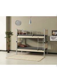 Resim Teknor Genç Çocuk Odası Ahşap Başlıklı 90x200 Metal Ranza 