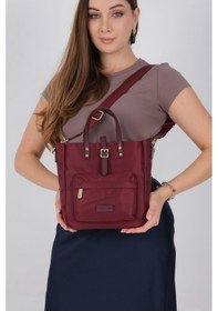 Resim Silver Polo Sp1218 Kadın El Çantası Saten Bordo-bordo 