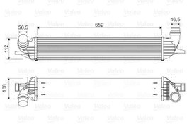 Resim VALEO 818330 | Turbo Radyatörü (Intercooler) 08-Laguna.III 2.0 DCI-2.0 16V 