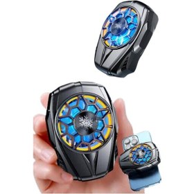 Resim Zengemtx Telefon Soğutucu Cep Telefon Soğutma Fanı Radyatör 