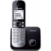 Resim PANASONIC DECT TELEFON KX-TG6811 (ELEKTRİK KESİNTİSİNDE KONUŞABİLME) SİYAH 