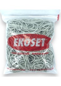 Resim Ekoset 120 MM Büyük Boy Beyaz Paket Lastiği 200 Adet 
