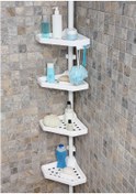 Resim Primanova Yaylı Banyo Köşe Rafı Köşelik (512543040) Beyaz 