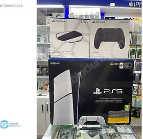 Resim Ps5 Dijital Slim SIFIR - 2.Kol - Dikey Stand - ÜCRETSİZ KURYE !! 