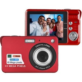Resim Andoer-2 4k Dijital Kamera Video Kamera Kamera 48mp 2,8 İnç Kırmızı Kırmızı 