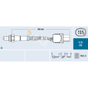 Resim OKSIJEN SENSORU HYUNDAI I20 1,4 CRDI 2014 -> FORD FIESTA VI (CB1, CCN): 1.6 2013> KUGA II (DM2): 1.6 ECOBOOST MONDEO V Sedan (CD) 