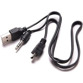 Resim Mp3 Mp4 Player Usb Şarj ve 3.5Mm Aux Kablo Usb To 5 Pin Mini Usb 