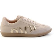 Resim Bambi Ekru Bej Kadın Sneaker K01179888809 