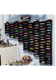 Resim Mini Araba Raf Koleksiyoncular İçin 1 Adet Birbirinine Geçirmeli Gri 