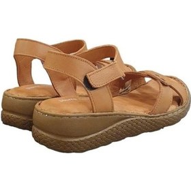 Resim Pierre Cardin Deri Anatomik Bayan Sandalet Ayakkabı 001 