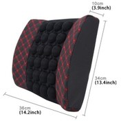 Resim Wholesale00 4 Mevsim Kimyasal Elyaf Sarma Lomber Koltuk Gevşeme Bel Desteği Yastık Araba Ofis Ailesi İçin Kırmızı 