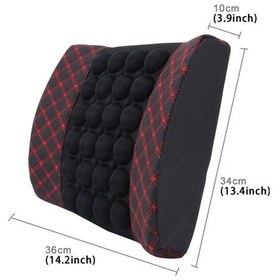 Resim Wholesale00 4 Mevsim Kimyasal Elyaf Sarma Lomber Koltuk Gevşeme Bel Desteği Yastık Araba Ofis Ailesi İçin Kırmızı 