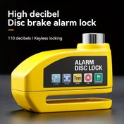 Resim Bu Taşınabilir Alarm Bisiklet Disk Brak Kilidi, Açık Hava Bisikleti ve Scooter Kullanımı İçin Tasarlanmış, Bir Hatırlatma İpi ile Donatılmıştır. Tam Metal Kılıf, Sprey Kaplama, 7Mm İtme Kilidi Pimi ve Hissedilen Titreşimleri Algılayan Hassas Sensör ile Alarm Çalar. Dayanıklı Alüminyum Alaşım Gövde ve Kaplama Yüzey, Mükemmel Pas Direnciliği Sağlar. Kullanımı Kolay: Anahtarsız Güvenli Bir Şekilde Kilidi Basarak Kilitleyin. 