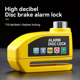 Resim Bu Taşınabilir Alarm Bisiklet Disk Brak Kilidi, Açık Hava Bisikleti ve Scooter Kullanımı İçin Tasarlanmış, Bir Hatırlatma İpi ile Donatılmıştır. Tam Metal Kılıf, Sprey Kaplama, 7Mm İtme Kilidi Pimi ve Hissedilen Titreşimleri Algılayan Hassas Sensör ile Alarm Çalar. Dayanıklı Alüminyum Alaşım Gövde ve Kaplama Yüzey, Mükemmel Pas Direnciliği Sağlar. Kullanımı Kolay: Anahtarsız Güvenli Bir Şekilde Kilidi Basarak Kilitleyin. 
