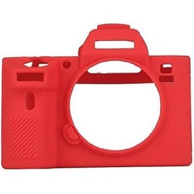 Resim Dp Sony A7R3 Silikon Kılıf Kırmızı 