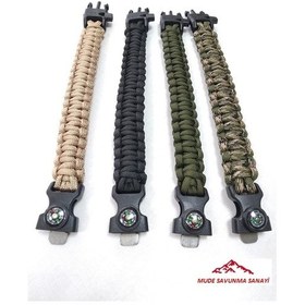 Resim Paracord Bileklik Kamuflaj Çok Renkli 