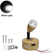 Resim Motion003 Rv Kampçılar Römorklar İçin 12v Döner Led Okuma Işığı Mavi Gece Lambası 3w 