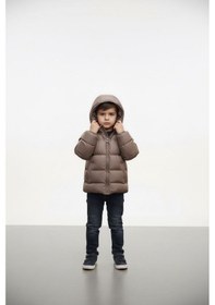 Resim Benitto Kids Erkek Bebek Şişme Mont 51374 Kahve 