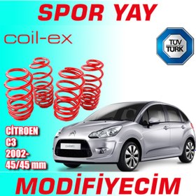 Resim Coil-Ex C3 2002 Sonrası 45-45Mm Alçaltma Spor Yay Helezon 