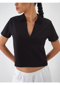 Resim Xint Siyah Pamuk Dokulu Oversize Tişört 602339 