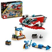 Resim LEGO Star Wars Young Jedi Adventures’tan Crimson Firehawk 75384 