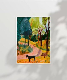 Resim Çerçevesiz Poster Doğadaki Dostlar 