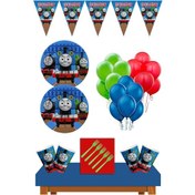 Resim Thomas Ve Arkadaşları Doğum Günü Konsepti 8 Kişilik Doğum Günü Seti Ekonomik 