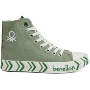 Resim Benetton Açık Yeşil Kadın Günlük Sneaker Spor Ayakkabı BN-30625 