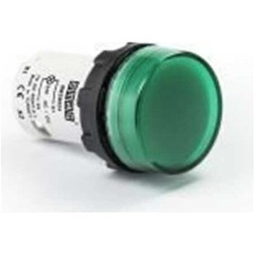 Resim Emas MBSD024Y MB Serisi Plastik LED'li 24V AC/DC Yeşil 22 mm Sinyal 