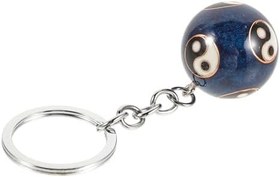 Resim VALICLUD Fitness Hentbol Anahtarlığı Yin-Yang-Anahtarlık Arkadaşlar Küre Anahtarlık Tai-chi Takı Anahtar Halkaları Hatıra Seyahat Çan Emaye 