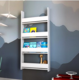 Resim Missia Mobilya Velletri 120 Cm Montessori Kitaplık 