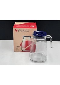 Resim Paşabahçe Carre Lacivert Kapaklı Cam Sürahi 1800 Cc 