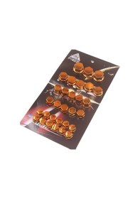 Resim 30 Adet Motosiklet Vida Somun Cıvata Kapağı Kapağı Dekorasyon Yeşil 