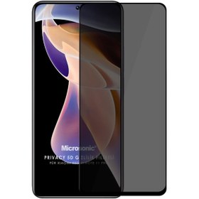 Resim Xiaomi Redmi Note 11 Pro 5G Privacy 5D Gizlilik Filtreli Cam Ekran Koruyucu Siyah 