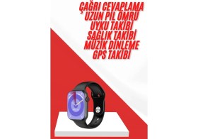 Resim Normadia Şık Gümüş Renkli Çok Fonksiyonlu Akıllı Saat ve Kulaklık Seti 