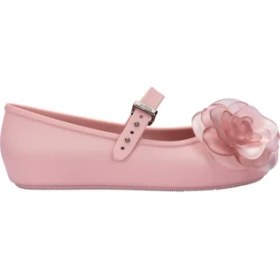 Resim Mini Melissa Soft Ballerina Studs Petals Kız Çocuk Babet Pembe 37822 