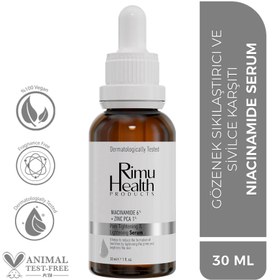 Resim Rimu Health Products Gözenek Sıkılaştırıcı Siyah Nokta ve Serum Niacinamide 6% Zinc PCA 30 ml 