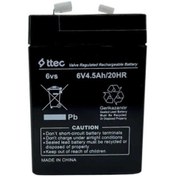 Resim Ttec 6V 4.5Ah Solar Bahçe Lambası Aküsü 