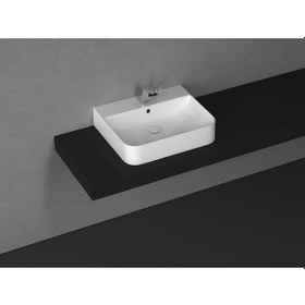 Resim Isvea Sott'Aqua 61 CM Lavabo 605 x 464 - Batarya Delikli 