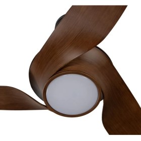 Resim Nero Kahverengi Aydınlatmalı Uzaktan Kumandalı 132CM Tavan Vantilatörü 