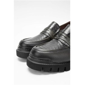 Resim Tamer Tanca Erkek Hakiki Deri Haki Loafer Ayakkabı 698 1082-7 Erk Ayk Sk23/24 Hakı Fltr/ptn Haki 