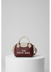 Resim Çıtçıt Detaylı The Tote Bag Nakış İşlemeli El Ve Omuz Çantası Bordo 