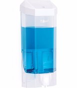 Resim KG-GOLDPAPER F086 1000 Ml Şeffaf-beyaz Sıvı Sabunluk Dispanseri Aparatı (üstten Doldurmalı) 